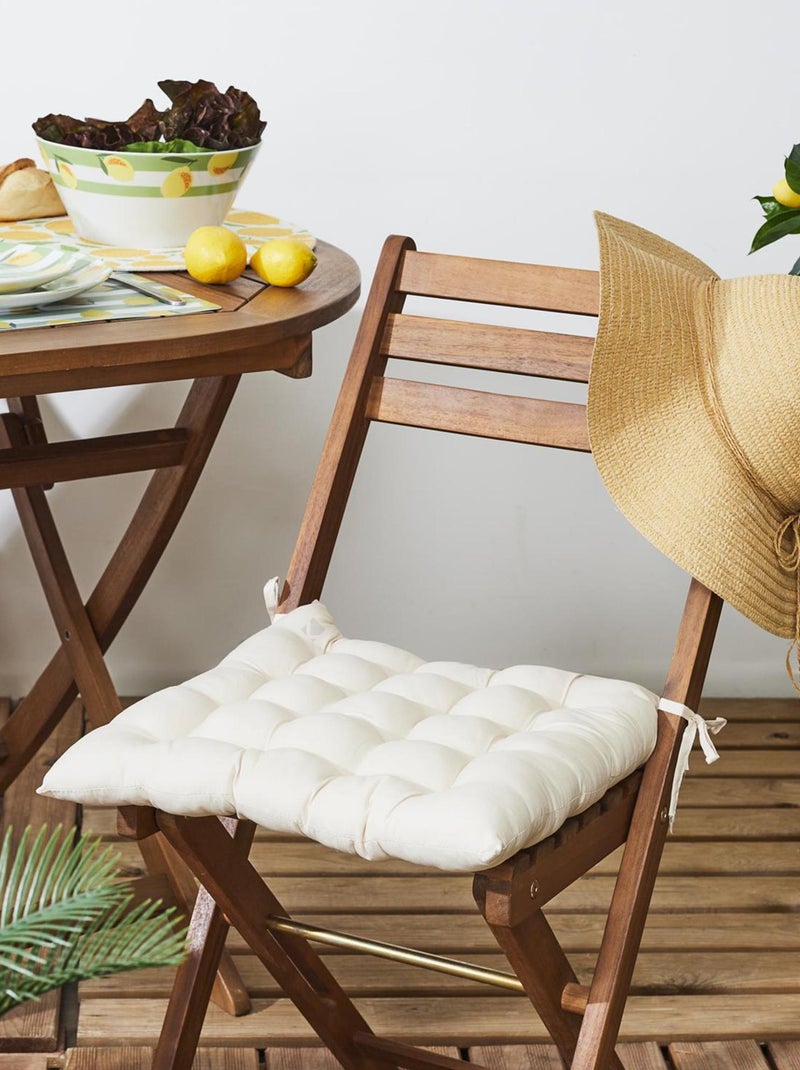 Galette de chaise ANTIBES Beige - Kiabi