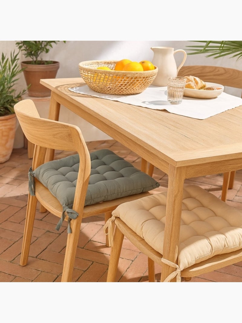 Galette de chaise beige 40x40cm Beige - Kiabi