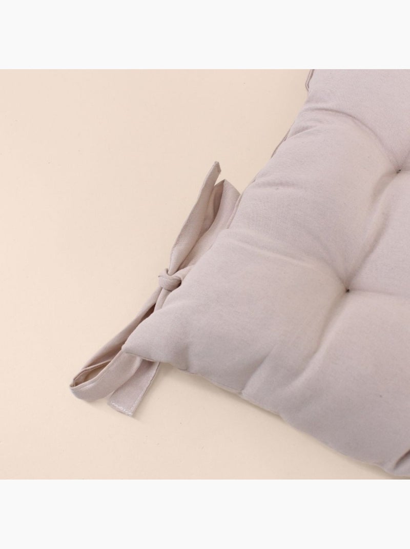 Galette de chaise beige 40x40cm Beige - Kiabi