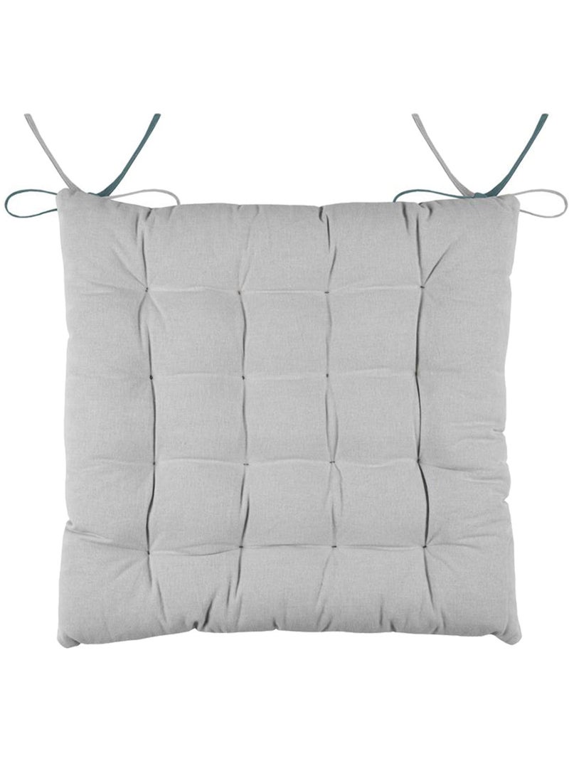 Galette de chaise bicolore Bleu - Kiabi