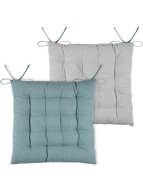 Galette de chaise bicolore - Kiabi