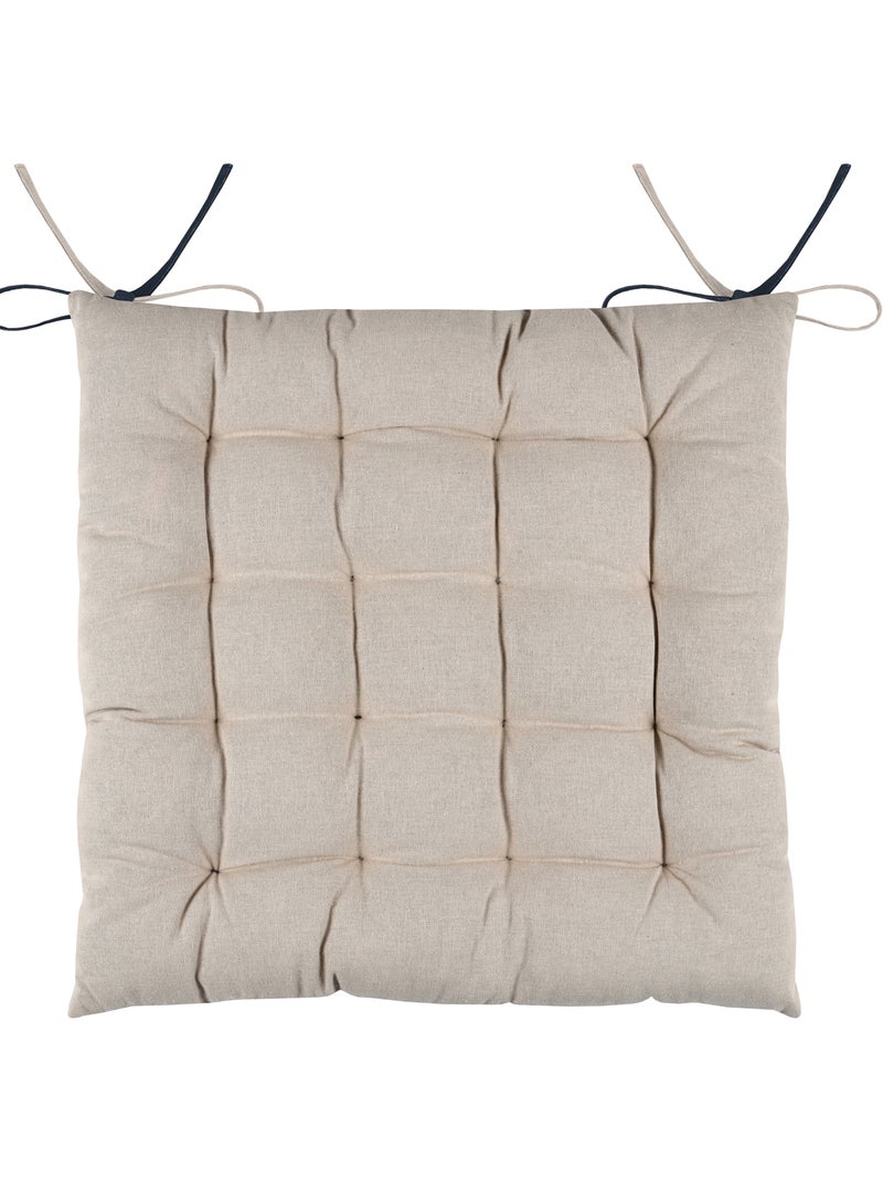 Galette de chaise bicolore Bleu marine - Kiabi