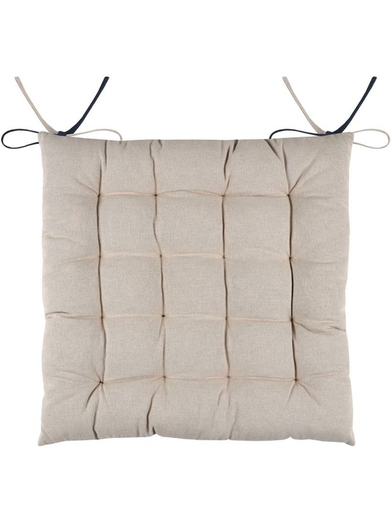 Galette de chaise bicolore Bleu marine - Kiabi