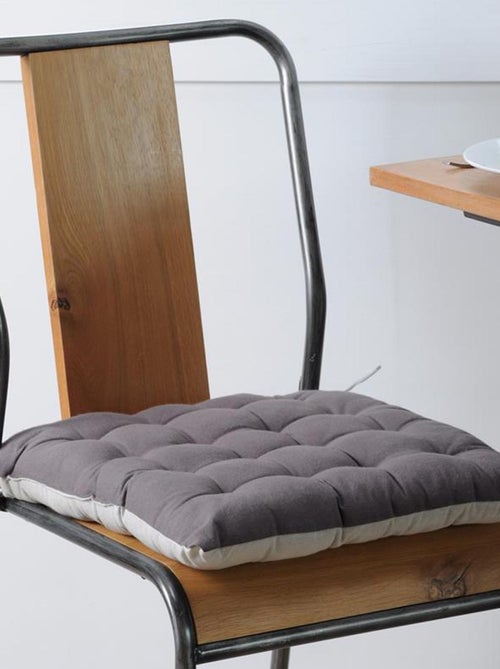 Galette de chaise bicolore - Kiabi