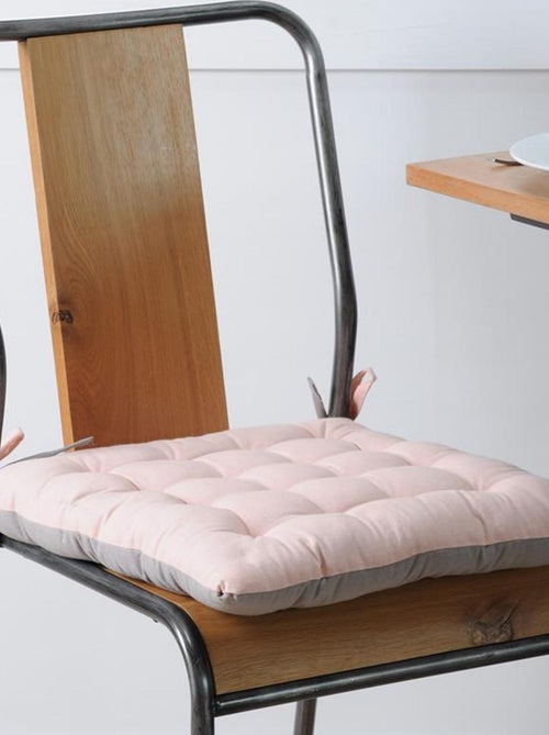 Galette de chaise bicolore - Kiabi