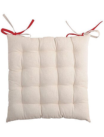 Galette de chaise bicolore