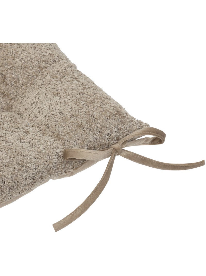 Galette de chaise bouclette Lin - Kiabi