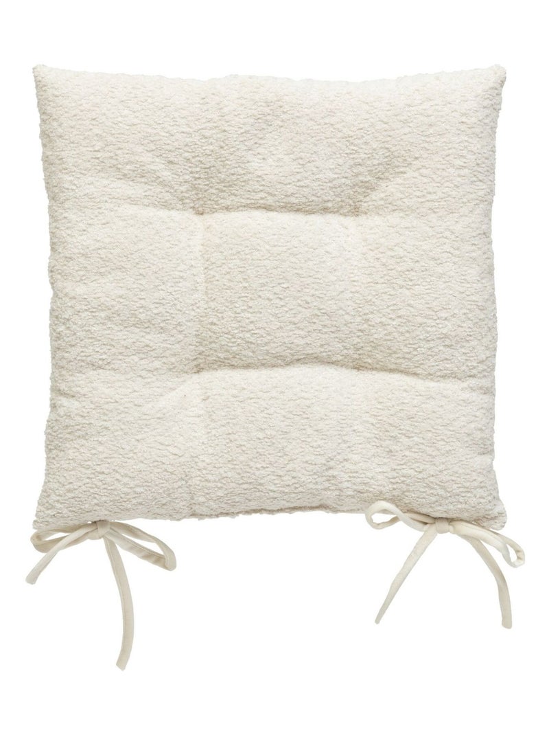 Galette de chaise bouclette SOANA Blanc - Kiabi