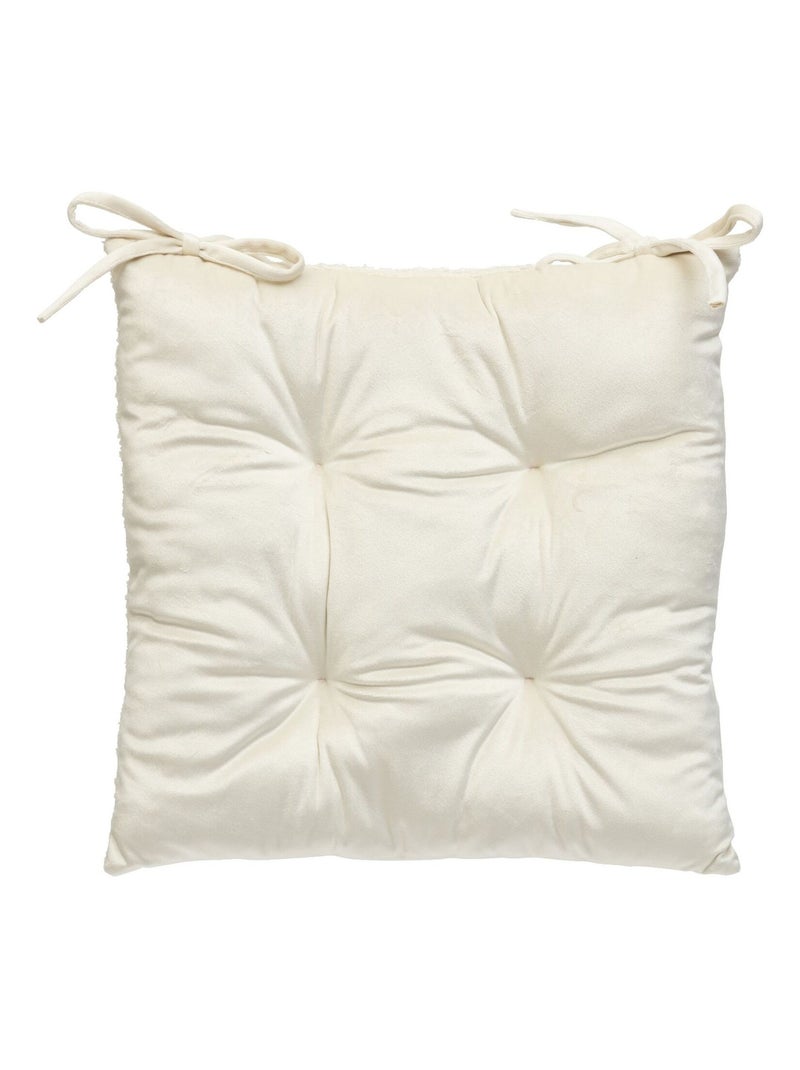 Galette de chaise bouclette SOANA Blanc - Kiabi