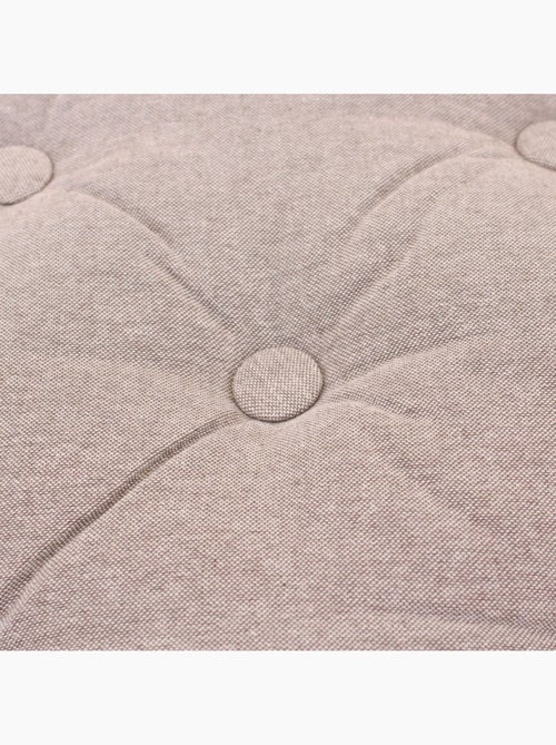 Galette de chaise capitonnée unie - Kiabi