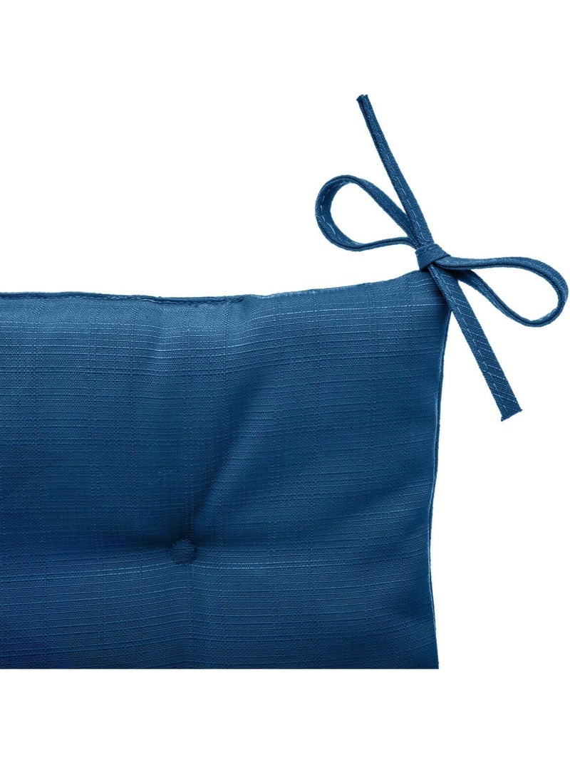 Galette de chaise carrée 4 points KORAI Indigo - Kiabi