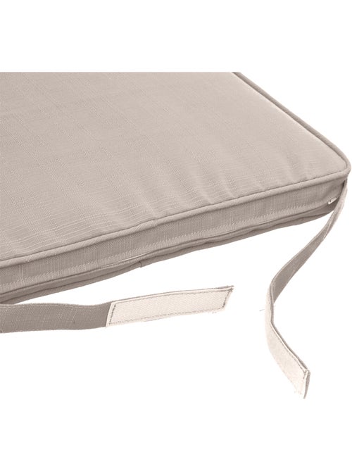 Galette de chaise carrée à scratch déhoussable KORAI - Kiabi