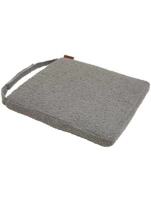 Galette de chaise carrée à scratch déhoussable solfia - Kiabi