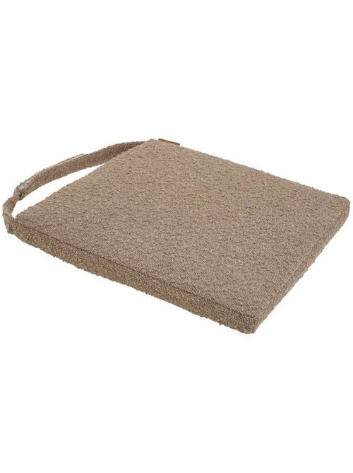 Galette de chaise carrée à scratch déhoussable solfia - Kiabi