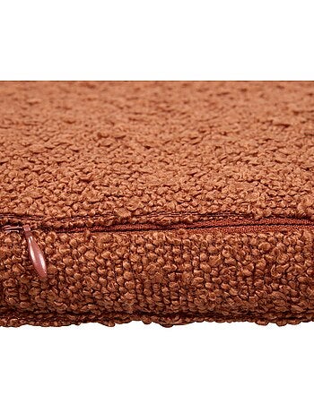 Galette de chaise carrée à scratch déhoussable solfia