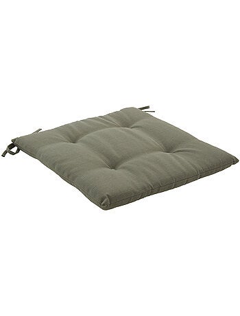 Galette de chaise carrée capitonnée 4 points KORAI
