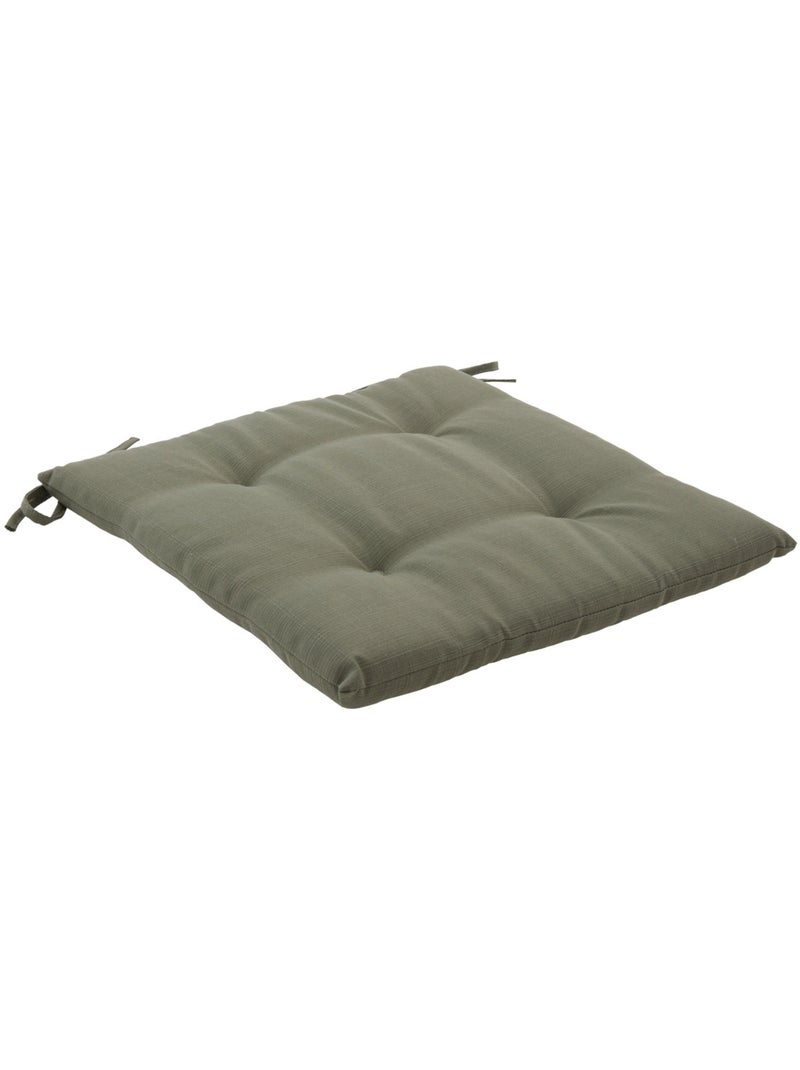 Galette de chaise carrée capitonnée 4 points KORAI Vert clair - Kiabi