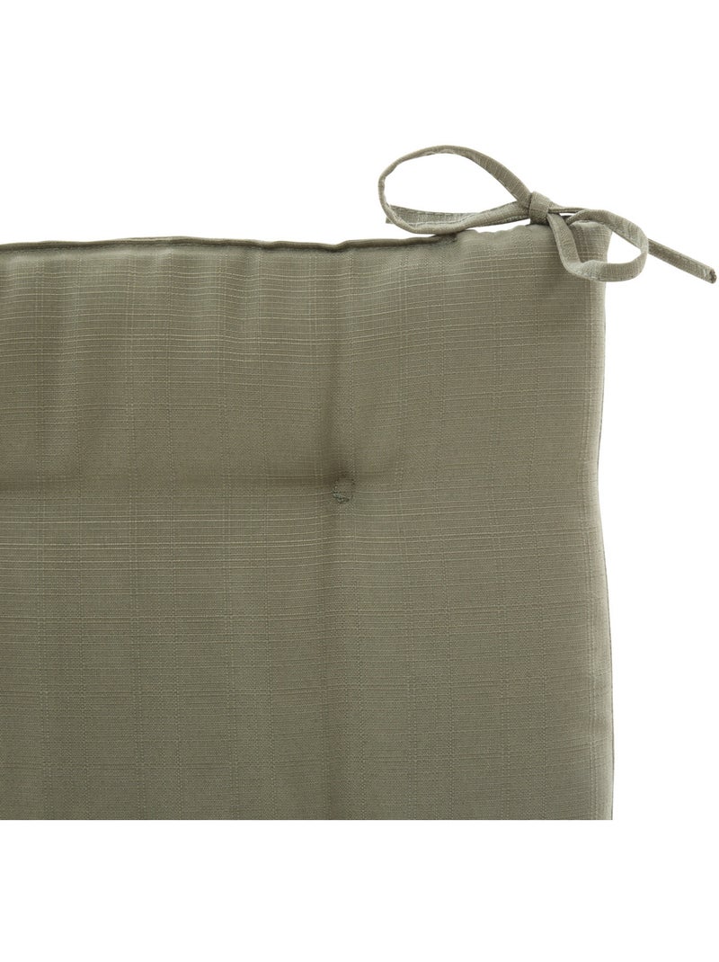 Galette de chaise carrée capitonnée 4 points KORAI Vert clair - Kiabi