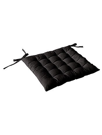 Galette de chaise carrée capitonnée en coton PANAMA