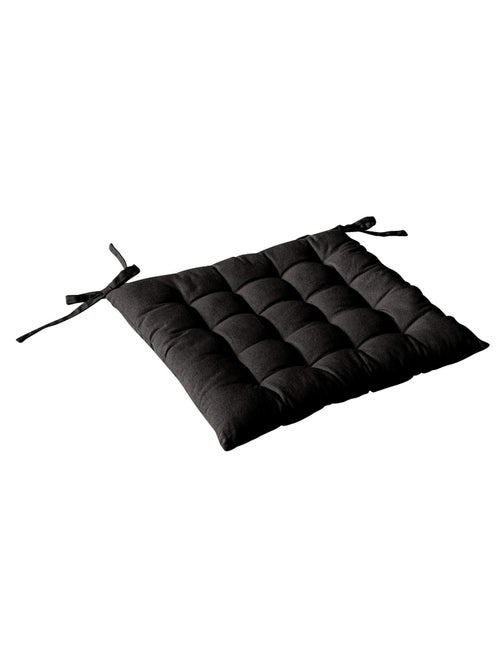 Galette de chaise carrée capitonnée en coton PANAMA - Kiabi Galette de chaise carrée capitonnée en coton PANAMA - Kiabi