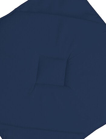 Galette de chaise carrée confortable uni