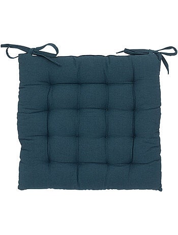 Galette de chaise carrée en coton ANJALI
