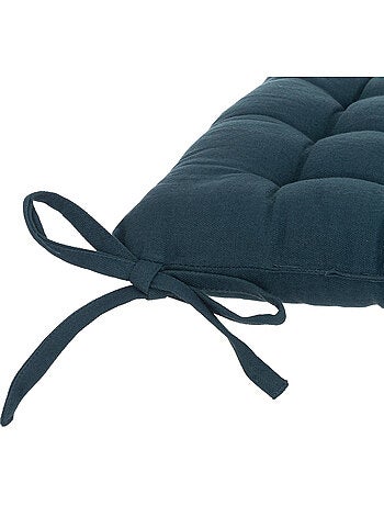 Galette de chaise carrée en coton ANJALI