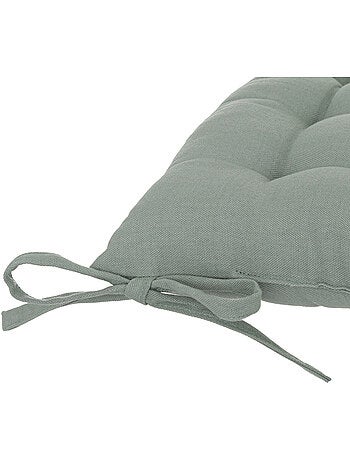 Galette de chaise carrée en coton ANJALI