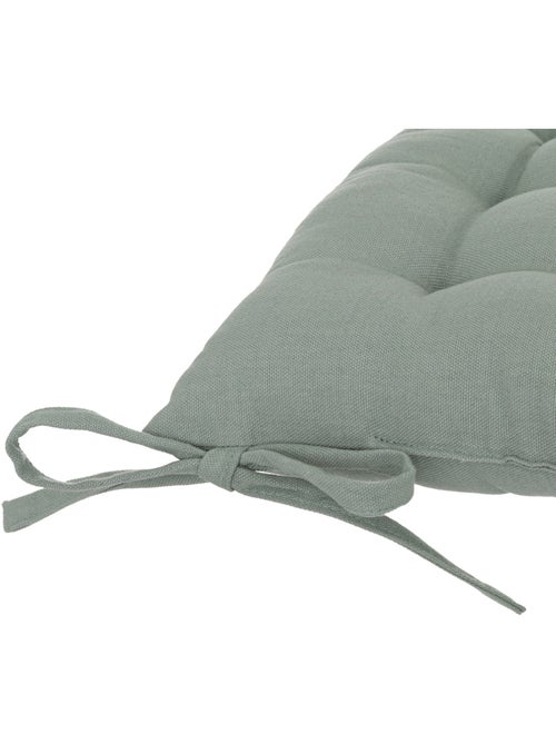 Galette de chaise carrée en coton ANJALI - Kiabi