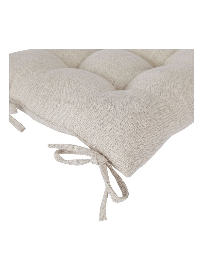 Galette de chaise CLEM Beige - Kiabi