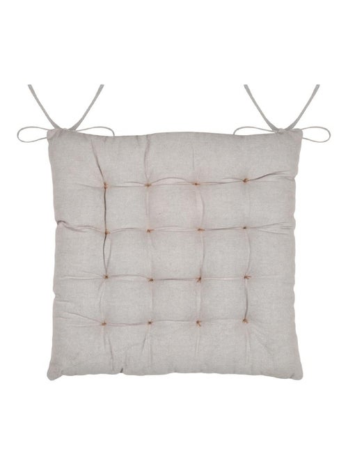 Galette de chaise coeurs esprit chalet en coton - Kiabi