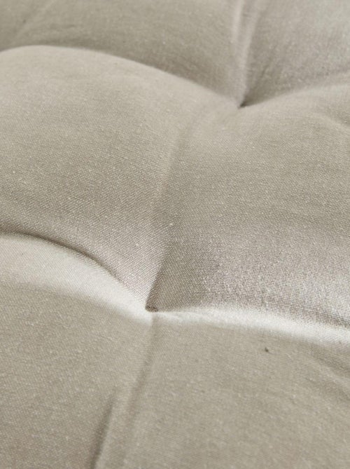 Galette de chaise coton uni CHARME - Kiabi