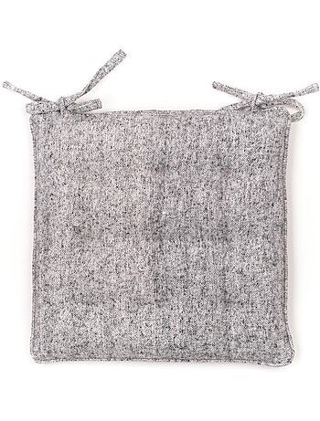 Galette de chaise coton Uni MOUNTAIN