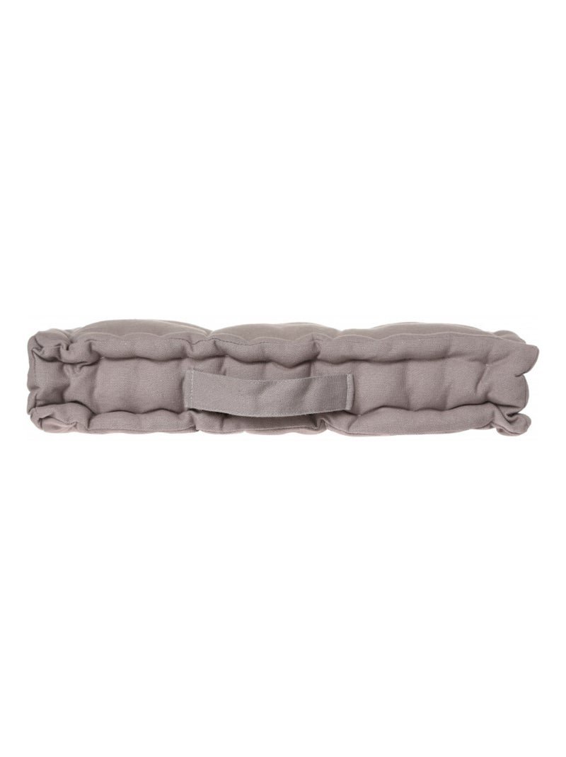 Galette de chaise & Coussin de sol - Atmosphera - Coton Gris - Kiabi