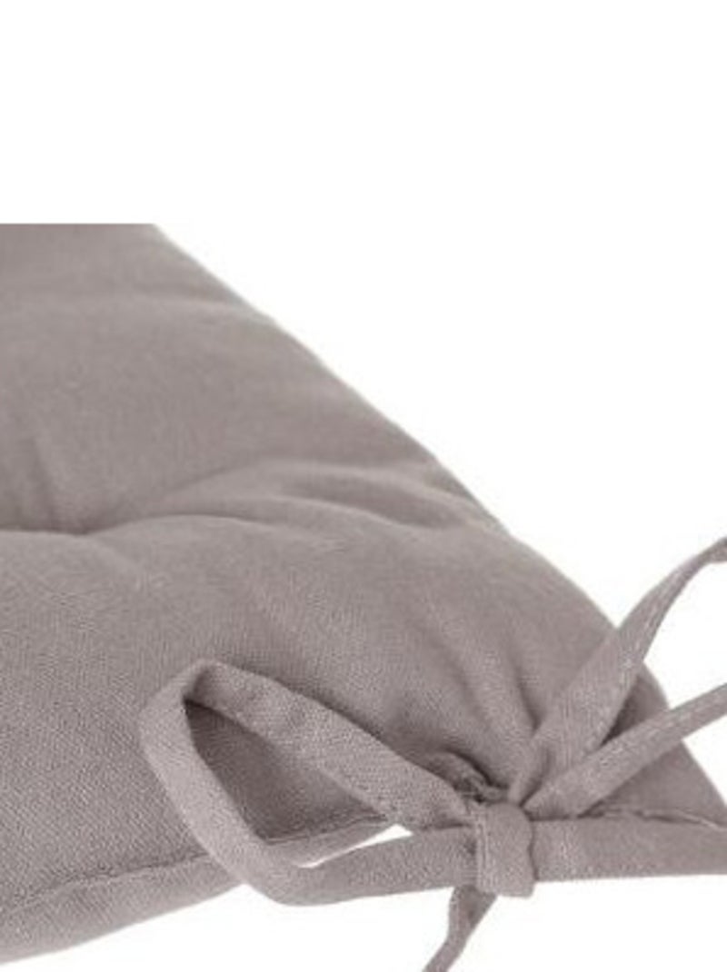 Galette de chaise & Coussin de sol - Atmosphera - Coton Gris - Kiabi