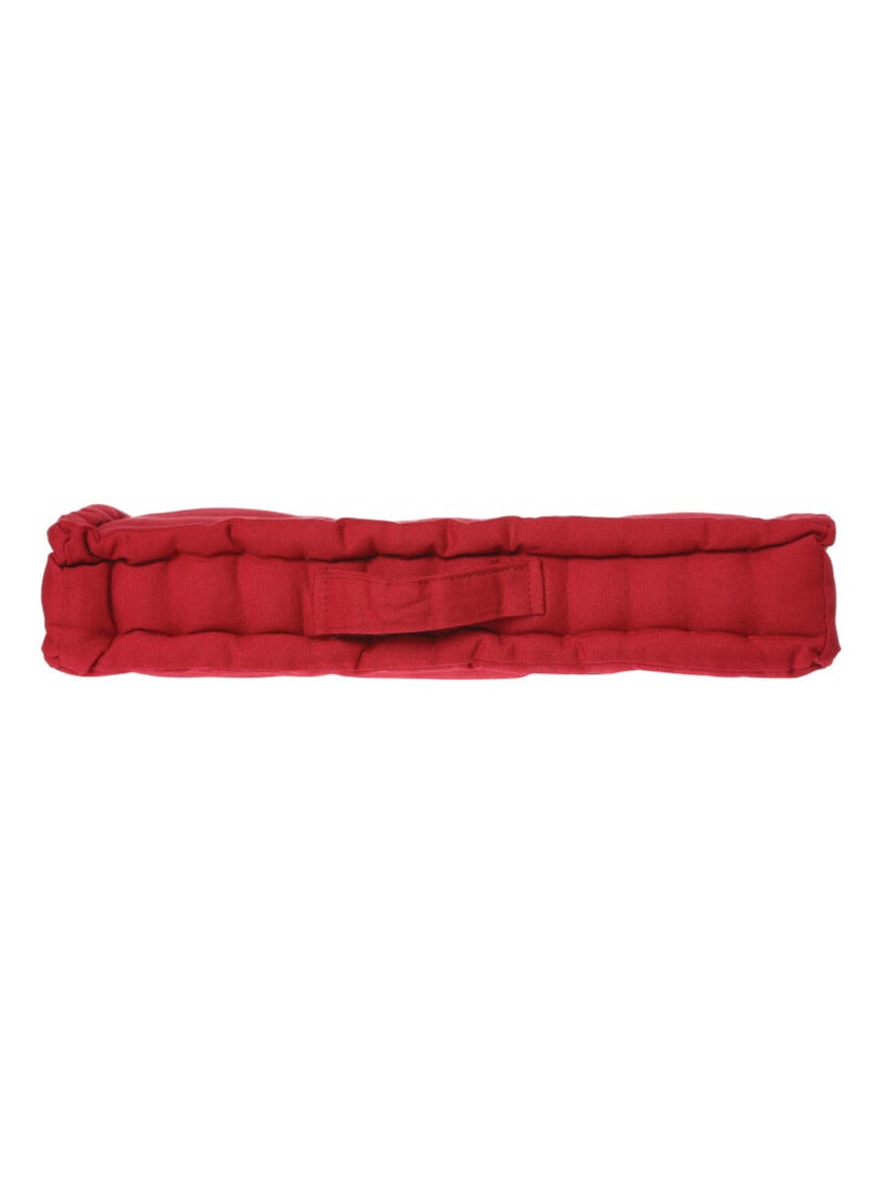 Galette de chaise & Coussin de sol - Atmosphera - Coton Rouge - Kiabi