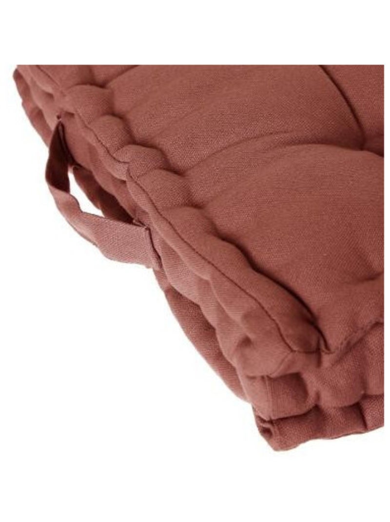 Galette de chaise & Coussin de sol - Atmosphera - Coton Terracotta - Kiabi