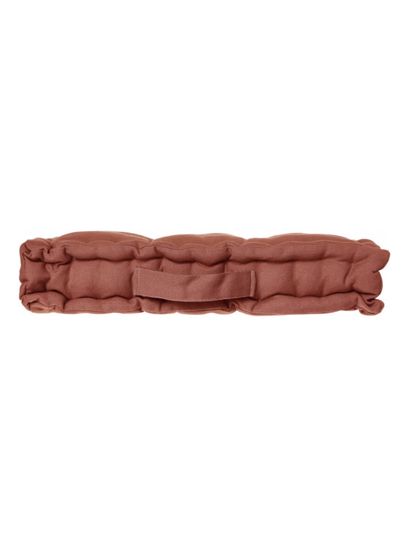 Galette de chaise & Coussin de sol - Atmosphera - Coton Terracotta - Kiabi