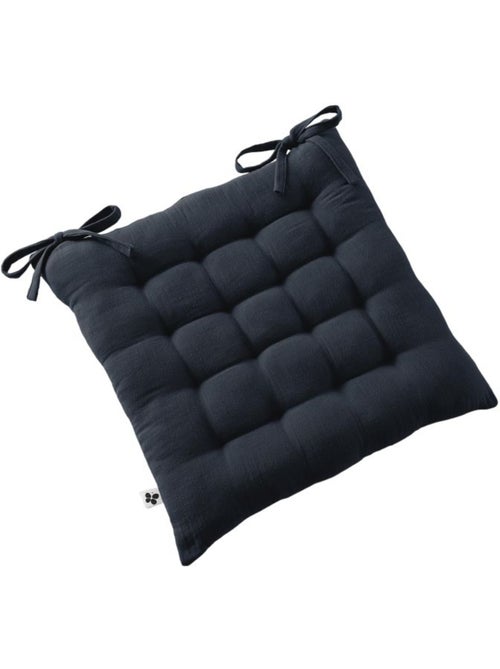 Galette de chaise & Coussin de sol - L'effet papillon - 100% gaze de coton 125 gr/m² - Kiabi