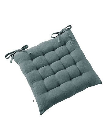 Galette de chaise & Coussin de sol - L'effet papillon - 100% gaze de coton 125 gr/m²
