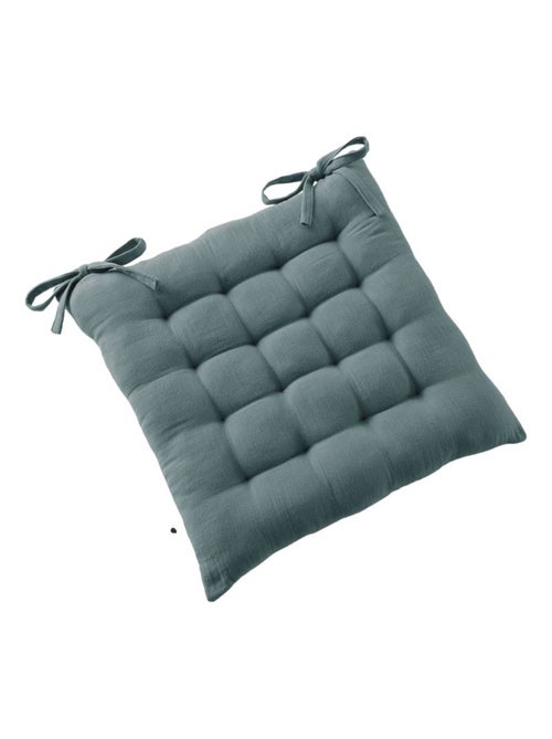 Galette de chaise & Coussin de sol - L'effet papillon - 100% gaze de coton 125 gr/m² - Kiabi