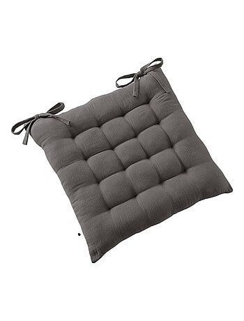 Galette de chaise & Coussin de sol - L'effet papillon - 100% gaze de coton 125 gr/m²