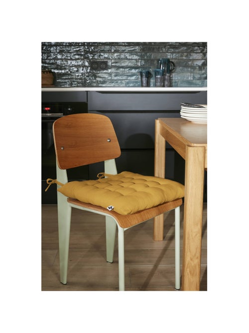 Galette de chaise & Coussin de sol - L'effet papillon - 100% gaze de coton 125 gr/m² - Kiabi