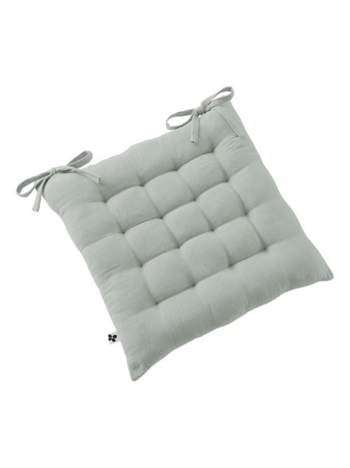 Galette de chaise & Coussin de sol - L'effet papillon - 100% gaze de coton 125 gr/m² - Kiabi