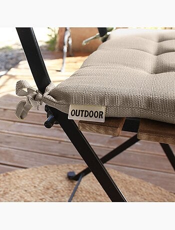 Galette de Chaise déperlante anti UV pour l'extérieur Waltz