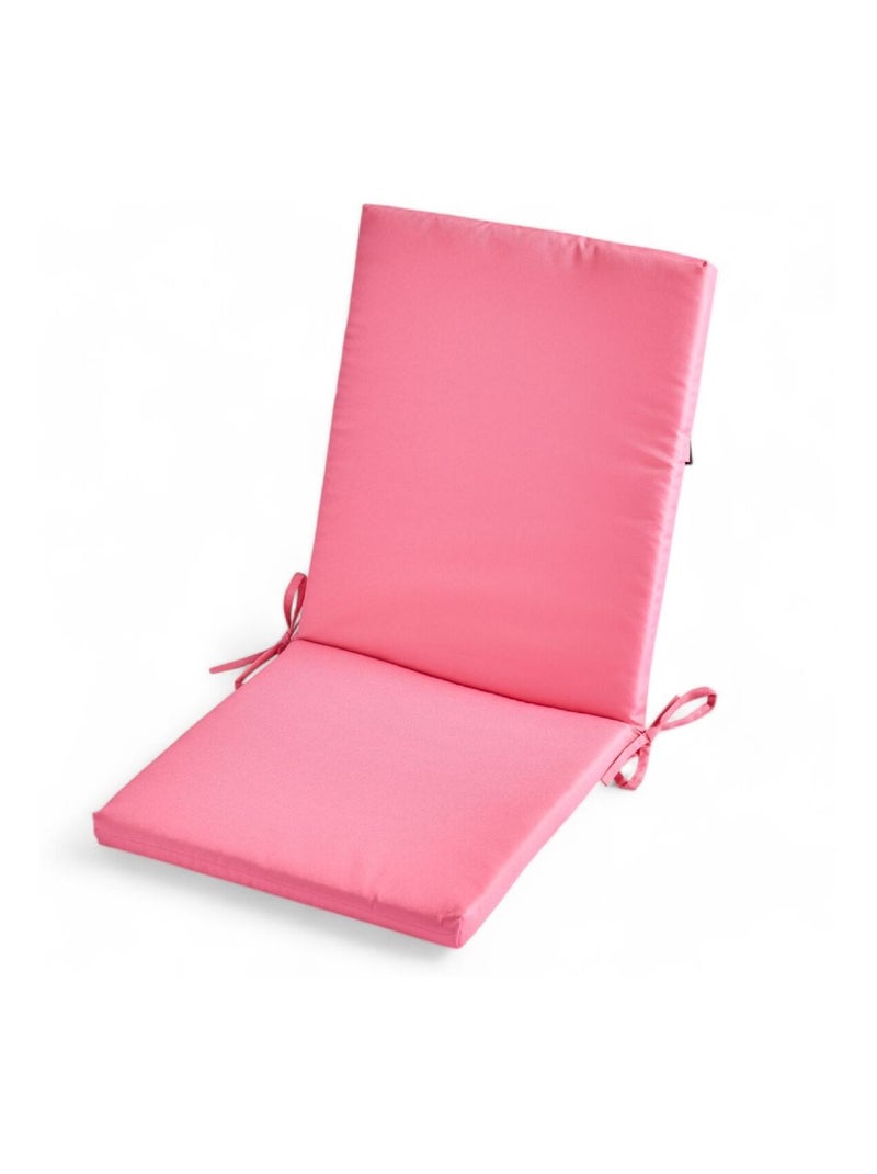 Galette de chaise déperlante avec dossier PARADISE Rose - Kiabi