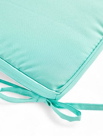 Galette de chaise déperlante avec nouettes PARADISE