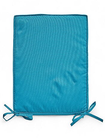 Galette de chaise déperlante avec nouettes PARADISE