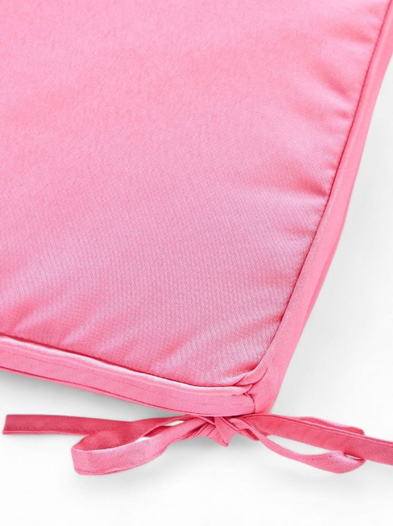 Galette de chaise déperlante avec nouettes PARADISE Rose - Kiabi