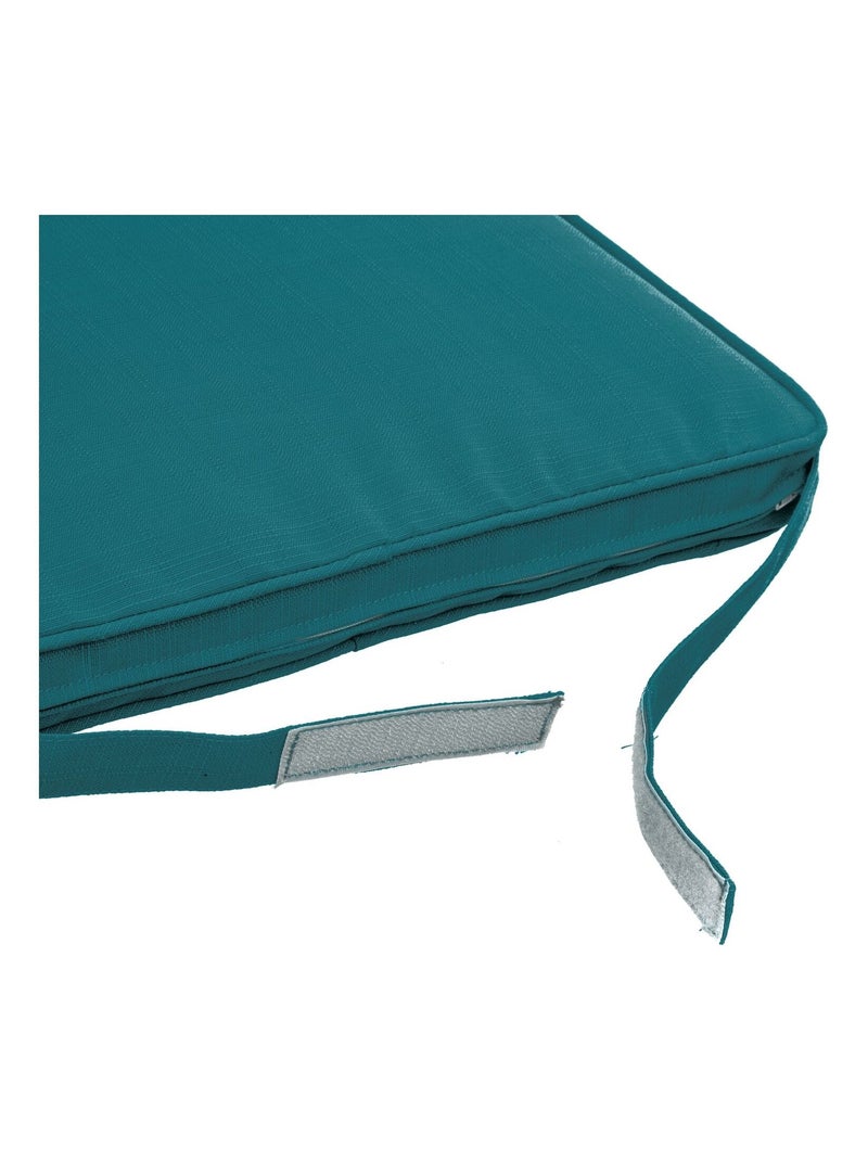 Galette de chaise d'extérieur à scratch KORAI Bleu foncé - Kiabi